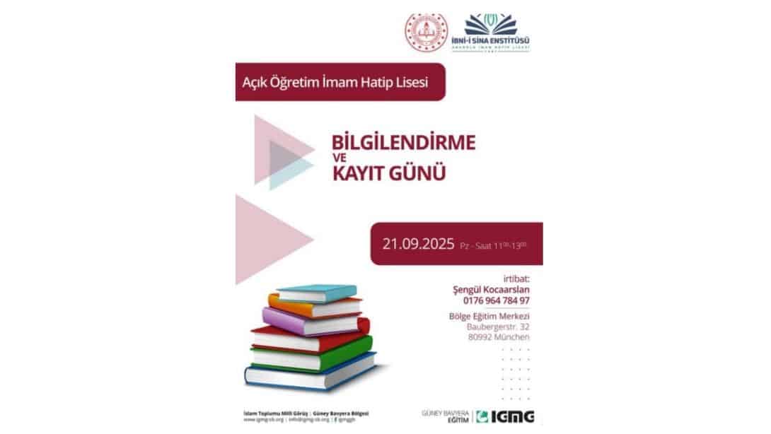 Açık Öğretim İmam Hatip Lisesi Bilgilendirme ve Kayıt Günü